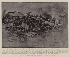 The Railway Accident at Winsford, Near Crewe by H. G. Swanwick